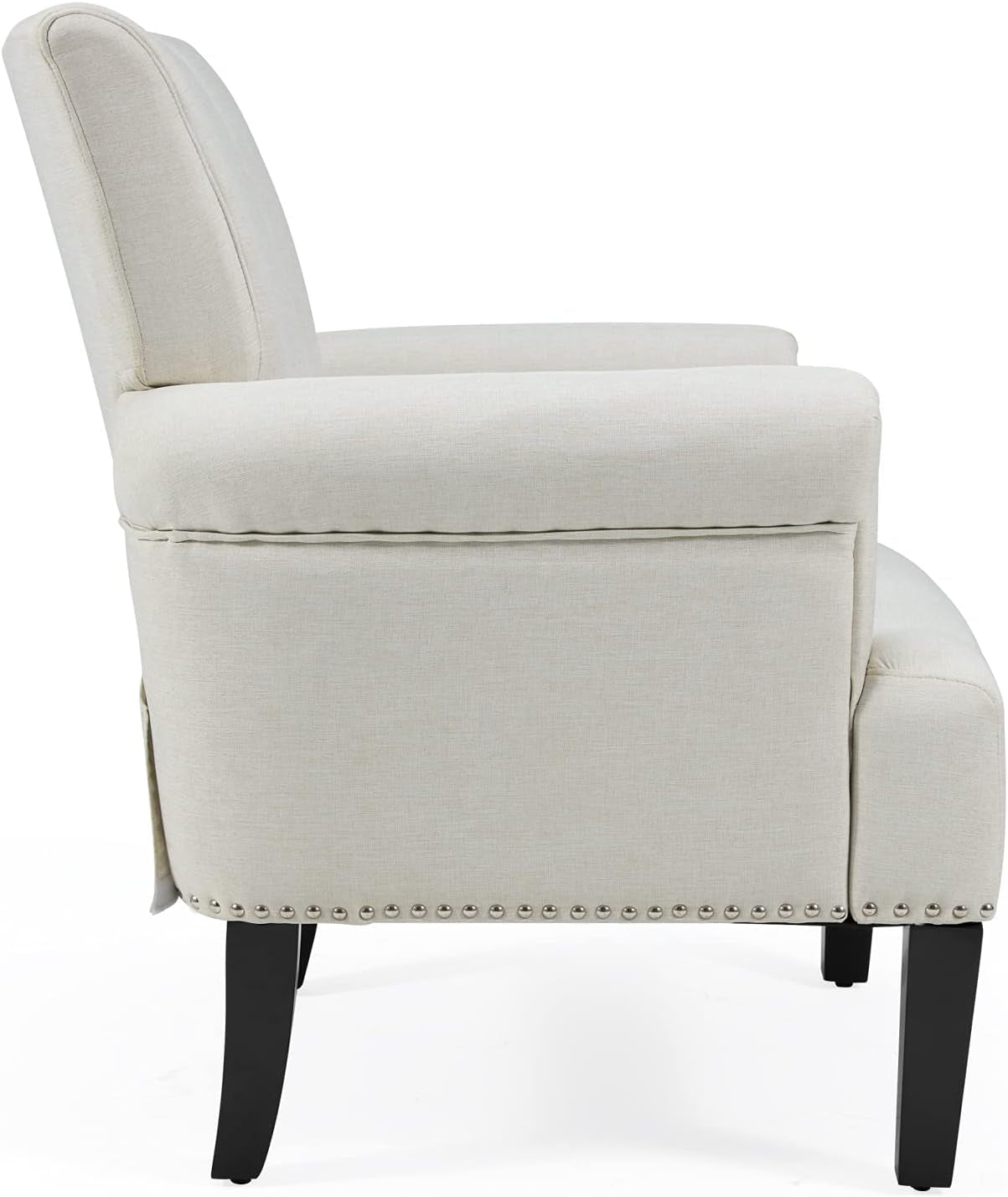 Living Room Accent Chair with Armrests, Modern Accent Chair, Living Room Chairs, Accent Chairs for Living Room, Beige