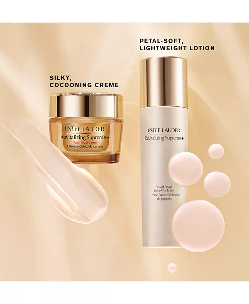 Revitalizing Supreme+ Youth Power Soft Milky Face Lotion with Hyaluronic Acid, 3.4 Fl Oz.