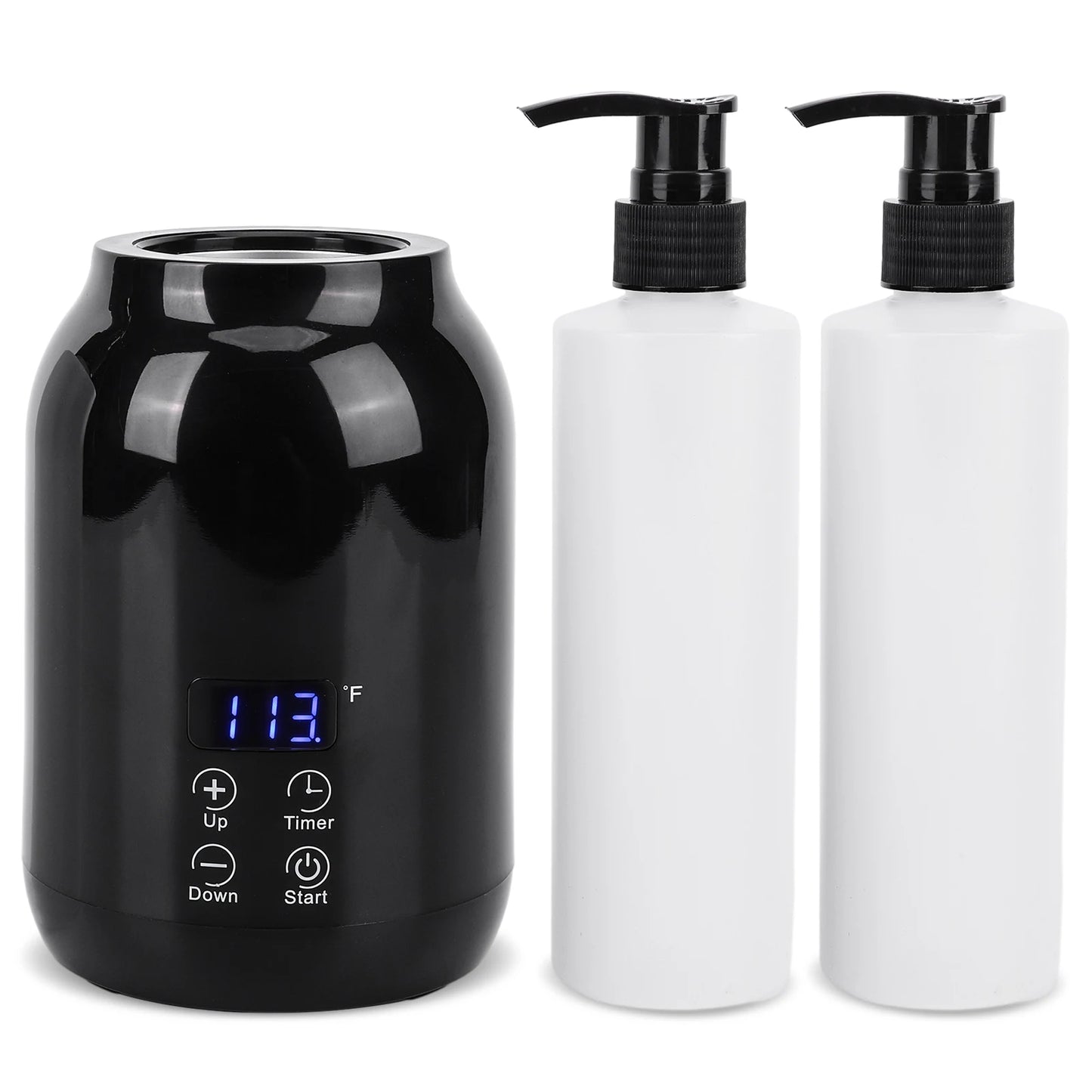 Massage Oil Warmer Fast Heat Lotion Warmer 2 Heat Modes Lotion Warmer with Timer for Home Pro Salon Spa Massage for Lotion Cream