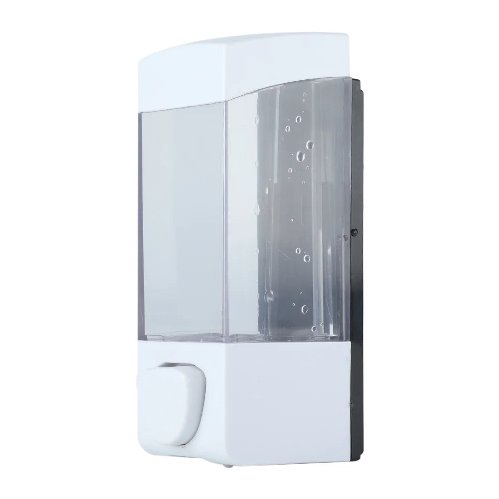 350Ml Bathroom Manual Plastic Soap Liquid Lotion Shampoo Dispenser Box Holder Wall Mounted, Lotion Dispenser,Soap Lotion Dispenser