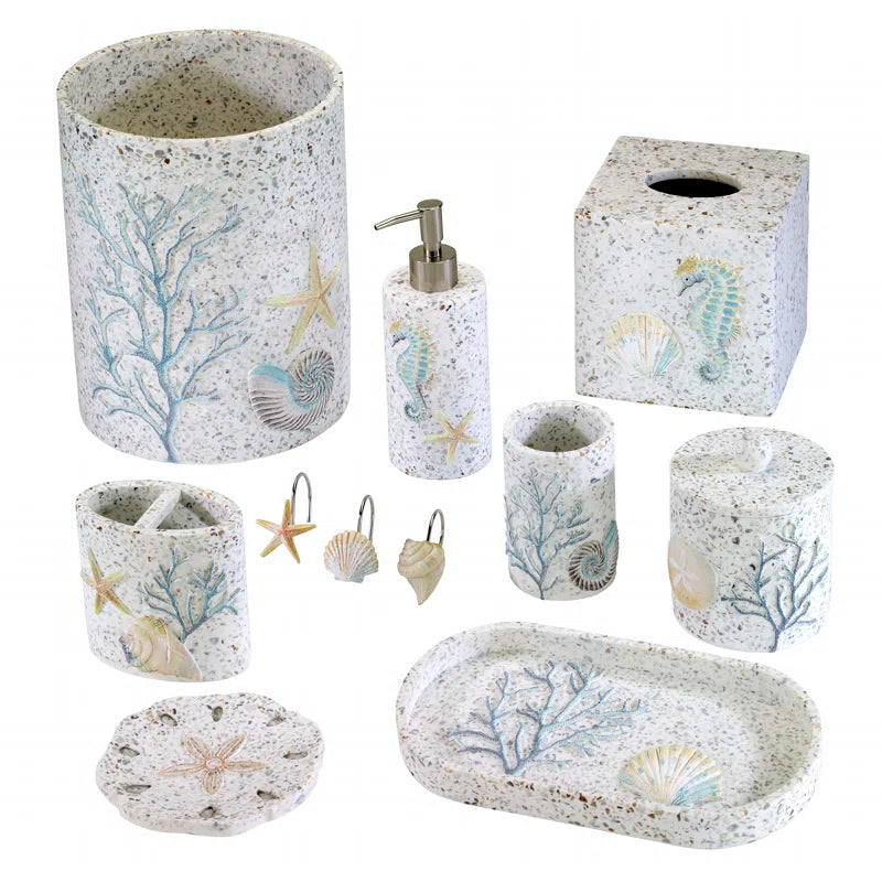 Coastal Terrazzo Bath Soap & Lotion Dispenser