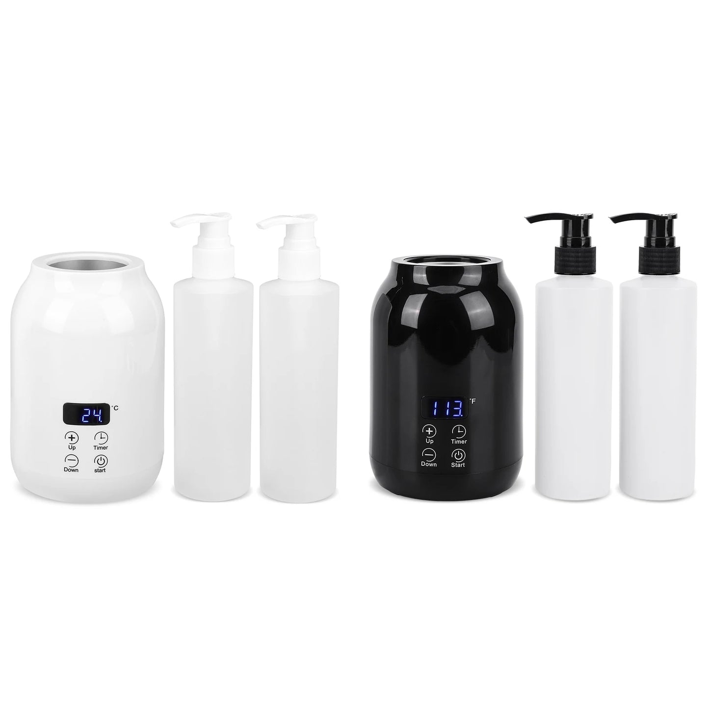 Massage Oil Warmer Fast Heat Lotion Warmer 2 Heat Modes Lotion Warmer with Timer for Home Pro Salon Spa Massage for Lotion Cream