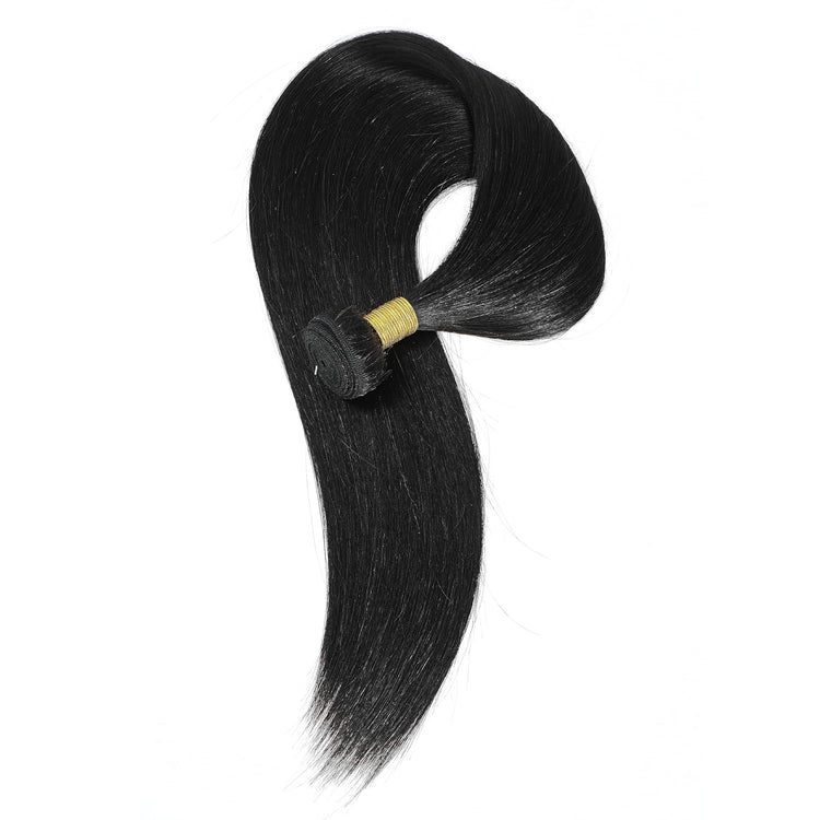 Straight Bundles Human Hair 28 Inch Single Bundles Hair Extensions 100% Unprocessed Human Hair One Bundle Silky Straight 12A Brazilian