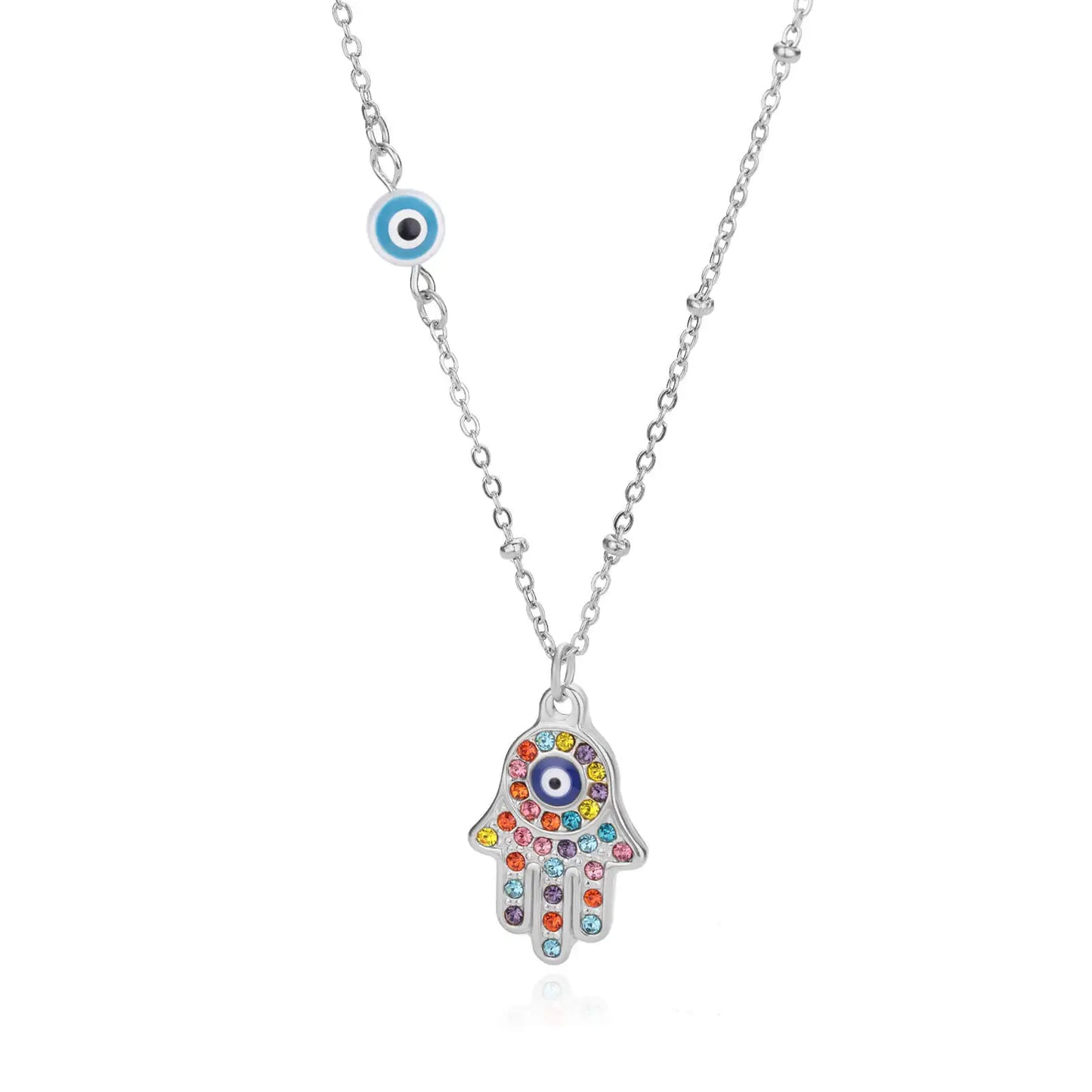 Stainless Steel Heart Necklaces for Women Multilayer Chain Gold Plated Heart Pendant Necklace Wedding Jewelry Gift BFF 2023