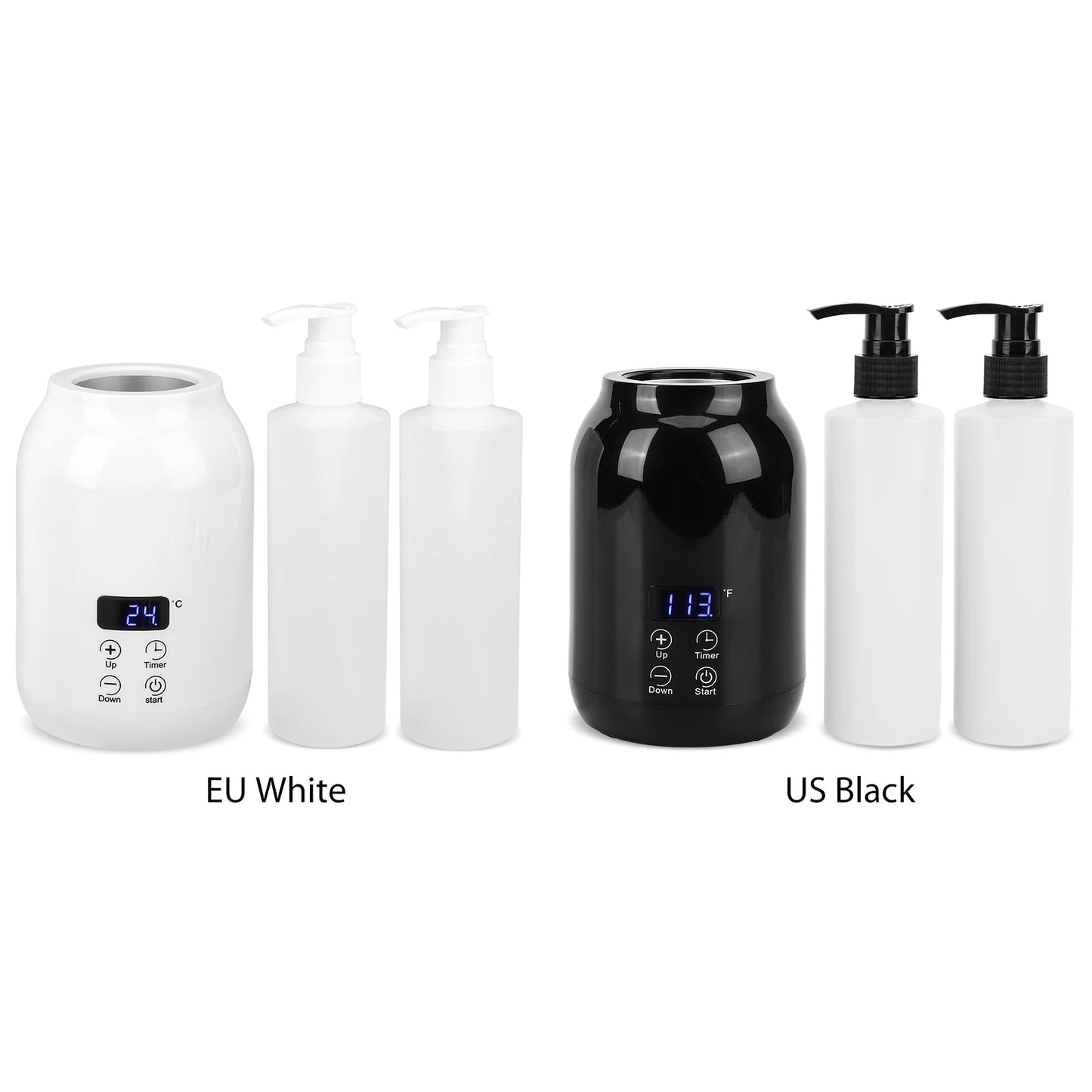 Massage Oil Warmer Fast Heat Lotion Warmer 2 Heat Modes Lotion Warmer with Timer for Home Pro Salon Spa Massage for Lotion Cream