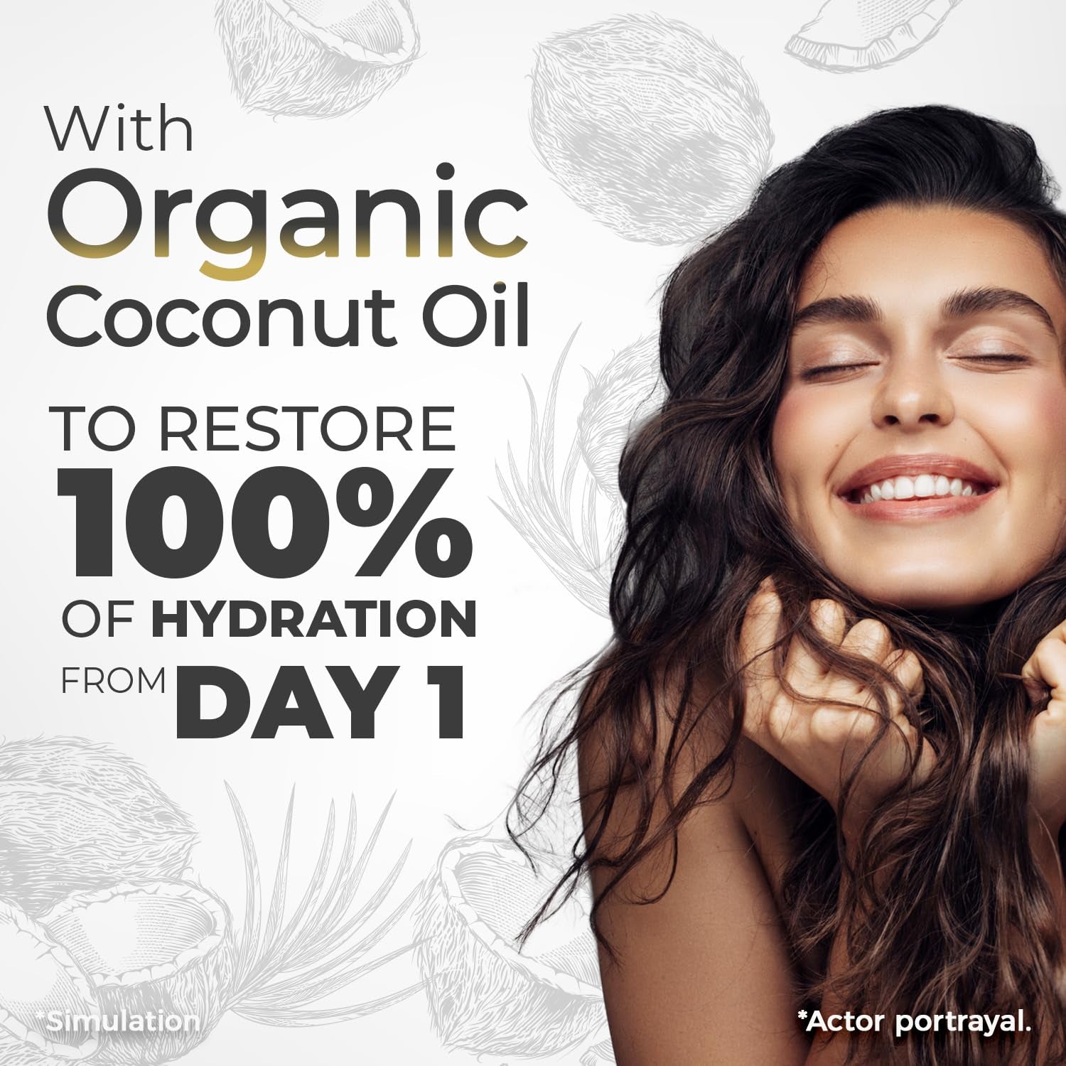 Ultra Hydration Shampoo with Coconut Oil & Royal Jelly, Hydrating & Nourishing for Dry, Damaged Hair, Fights Frizz & Protects from Breakage, 14 Fluid Ounces