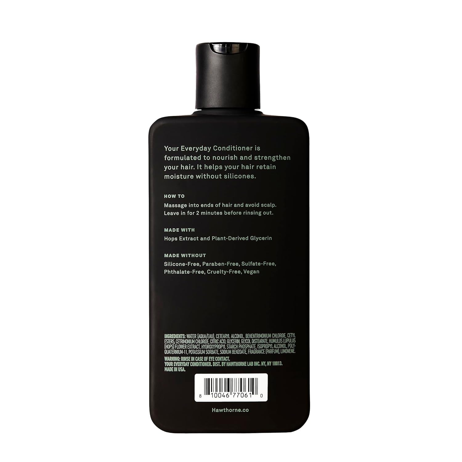 Men'S Everyday Conditioner. for Stronger, Smoother, Healthier Hair with Plant-Derived Glycerin. Mint and Eucalyptus Scent. Natural, Sulfate Free, Paraben Free. 2-Pack.