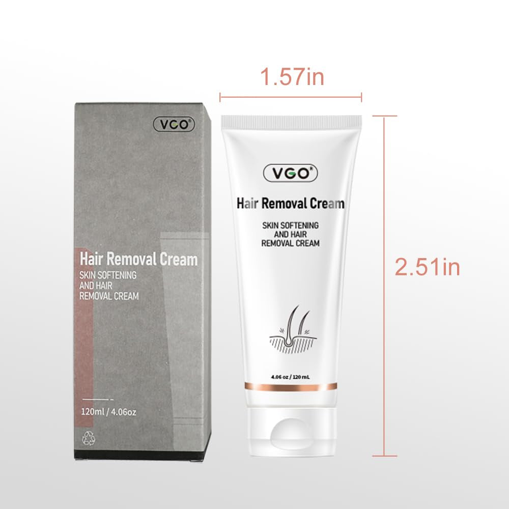 VGO Hair Removal Cream for Women & Men Painless Bikini Hair Removal Lotion