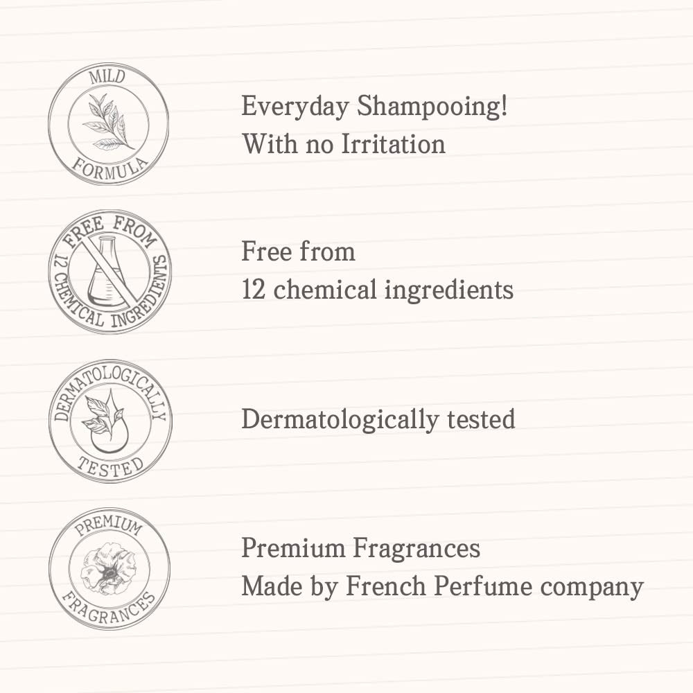 in FRANCE Blooming Peony Conditioner 16.9 Floz with Luxury Frangrance- Chemical Free- Strawberry Leaf Extract -4 Types of Plants Oil -17 Types of Amino Acid Complex,Hydrolyzed Collagen