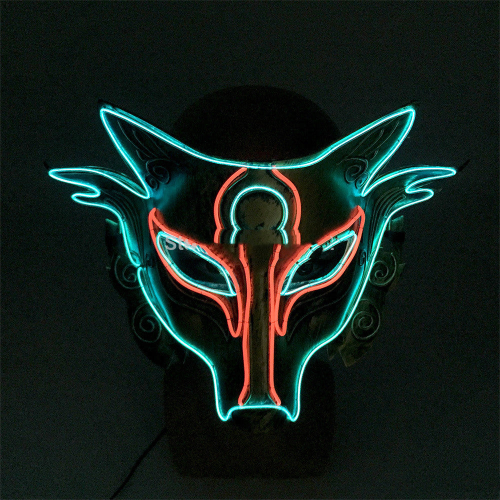 LED Wolf Head Luminous Mask