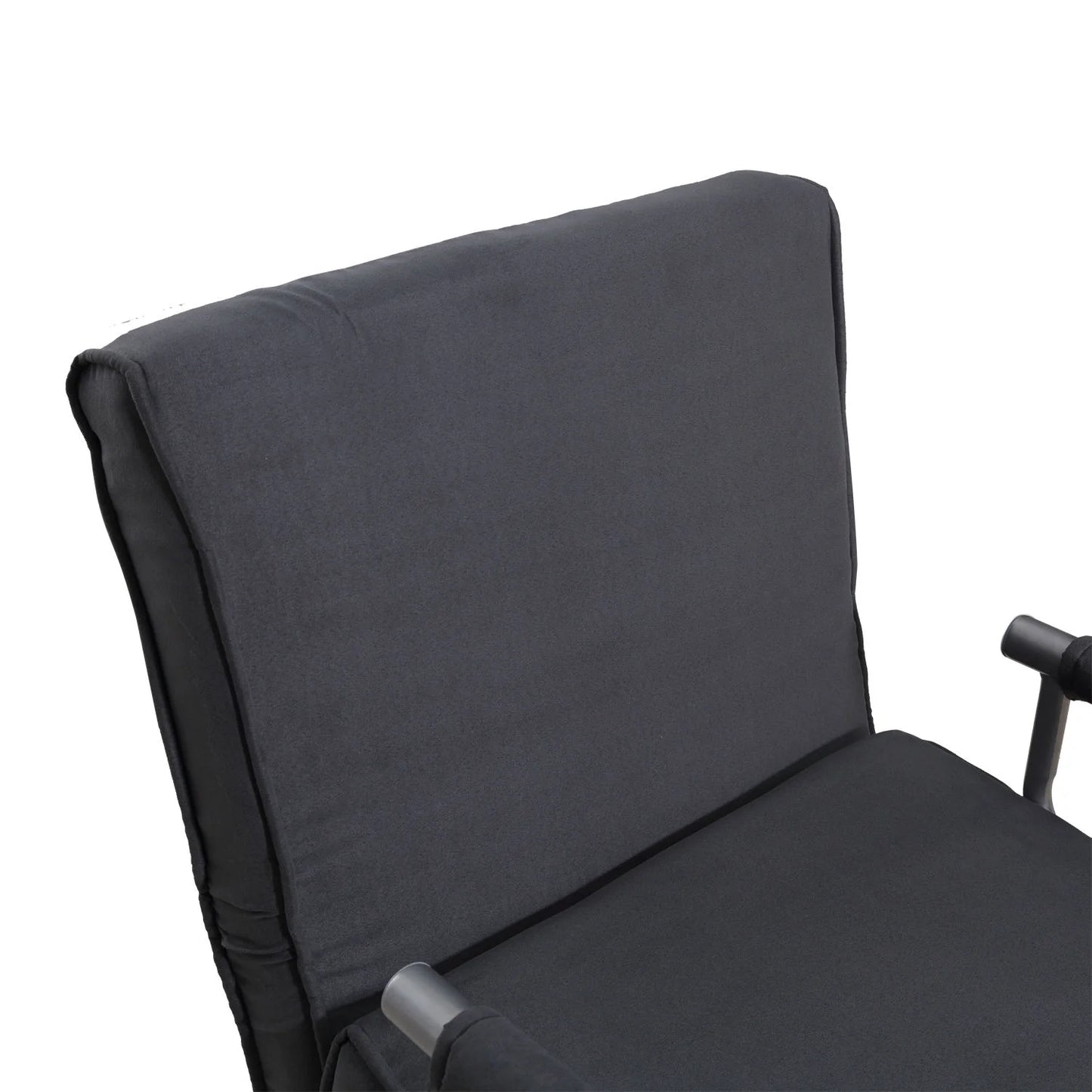 Folding Convertible Sleeper Bed Chair, Living Room, Den, or Dorm Room, Gray