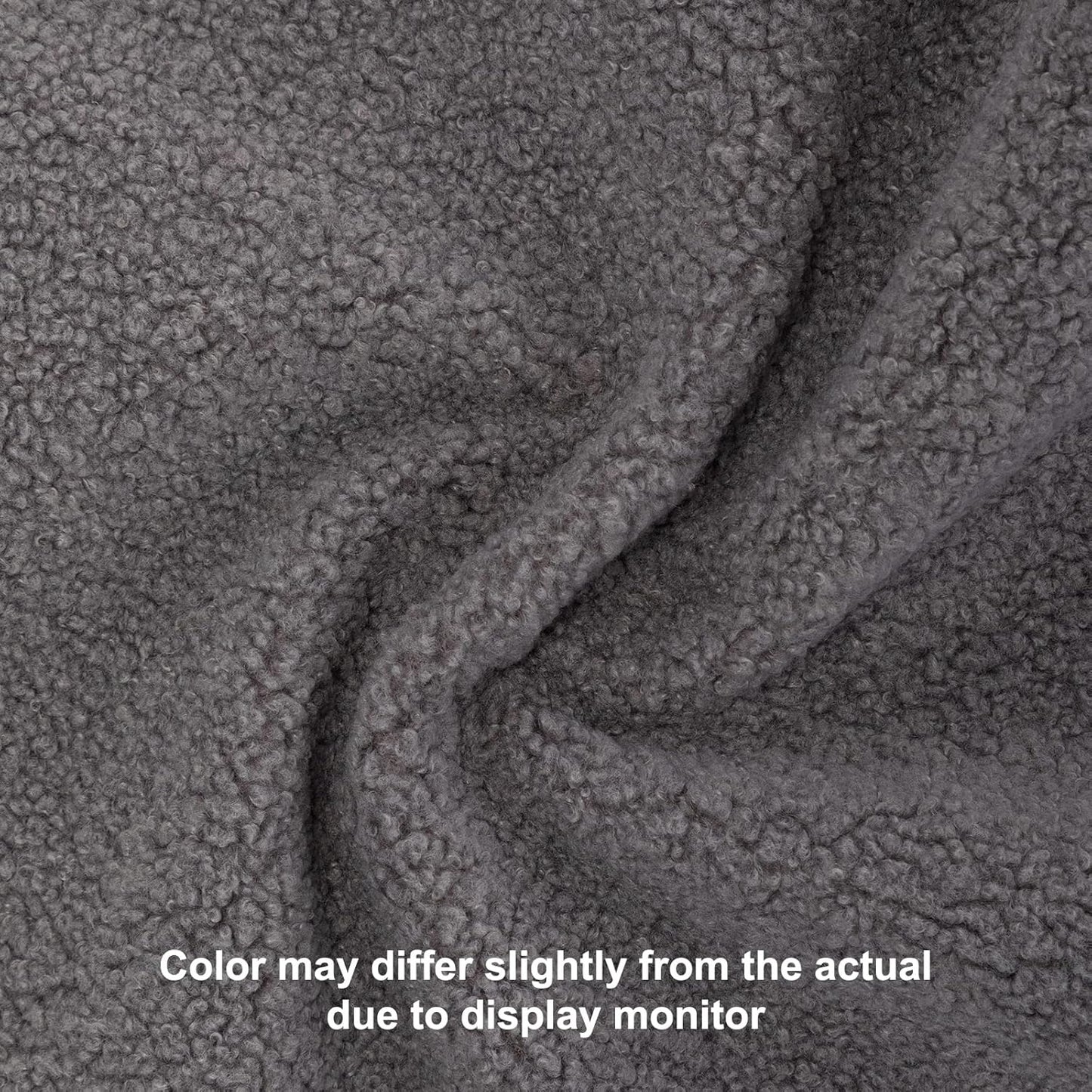 Faux Fur Vanity Accent Chair, Furry Makeup Chair with Back for Bedroom Makeup Room, Shell Shaped Living Room Chair Corner Chair with Golden Metal Legs, Grey