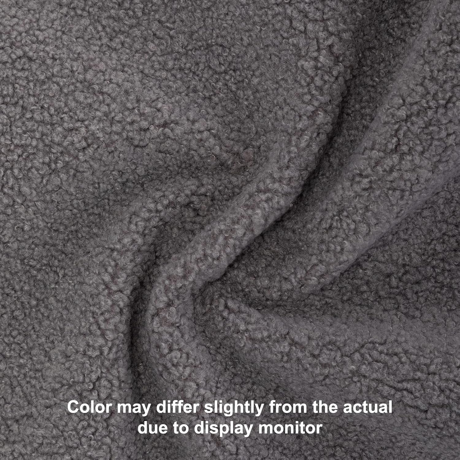 Faux Fur Vanity Accent Chair, Furry Makeup Chair with Back for Bedroom Makeup Room, Shell Shaped Living Room Chair Corner Chair with Golden Metal Legs, Grey