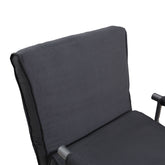 Folding Convertible Sleeper Bed Chair, Living Room, Den, or Dorm Room, Gray