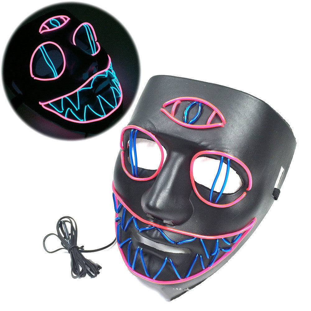 LED Wolf Head Luminous Mask