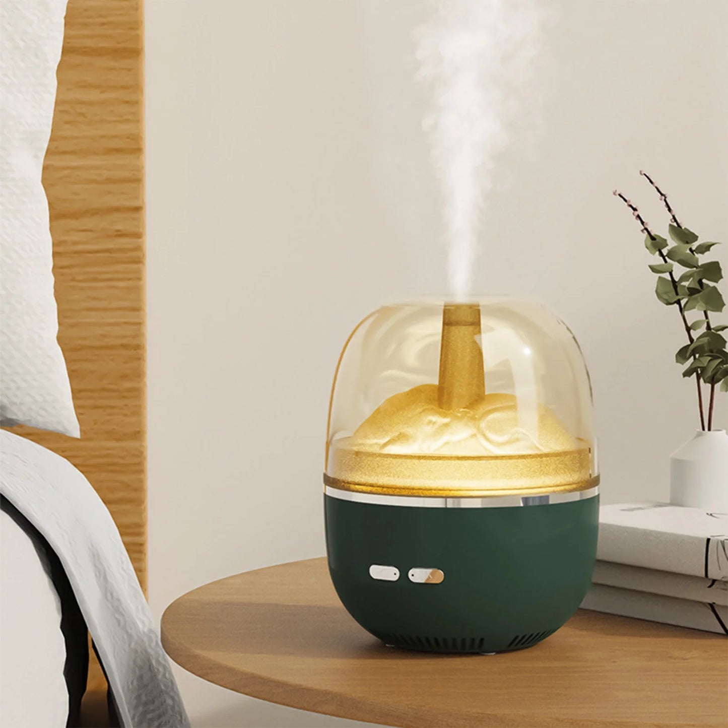 Humidifiers for Bedroom Large Room Home Warm for Mist Top Desk Humidifiers Essential Oil Diffuser Quiet with Adjustable Mist