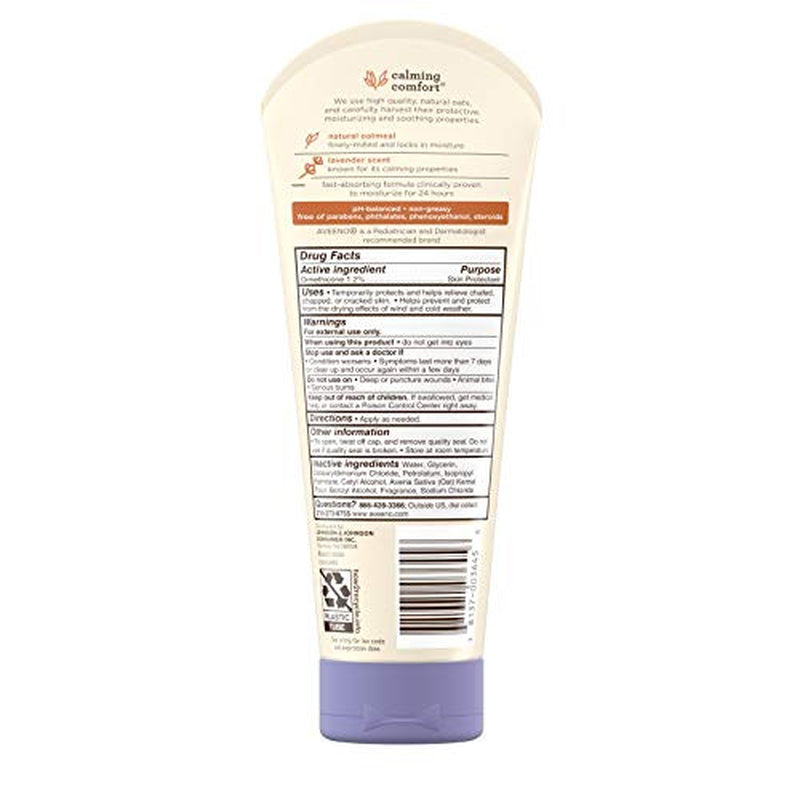 Aveeno Baby Calming Comfort Moisturizing Lotion 8 Oz Lavender Vanilla Scent