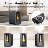 6L Cool Mist Humidifier, Quiet Ultrasonic Humidifiers for Bedroom, Large Capacity with Oil Diffuser for Home Large Room