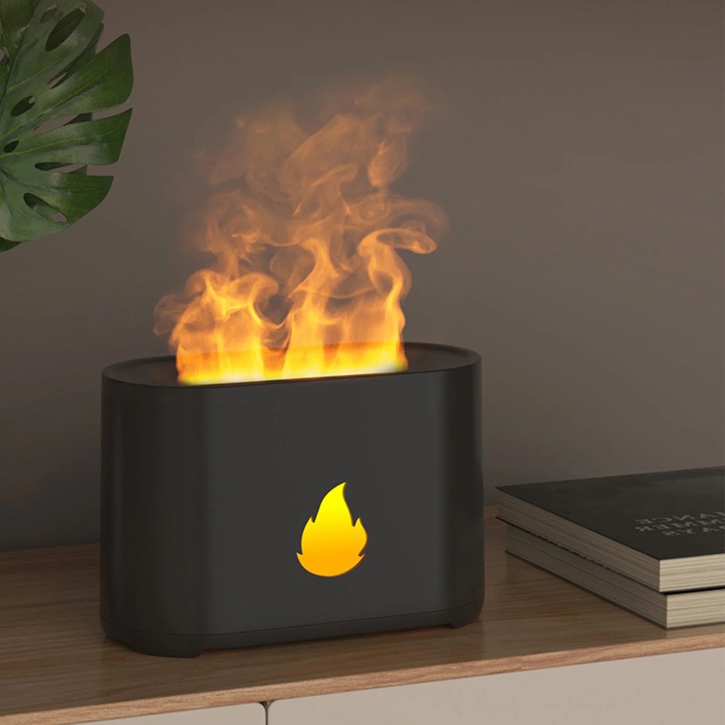 Christmas Holiday Savings 2024! Rvasteizo Humidifiers, Essential Oil Diffuser with Flame Light, Aromatherapy Mist Humidifier, Quiet Aroma Diffusers with Auto Shut-Off Protection