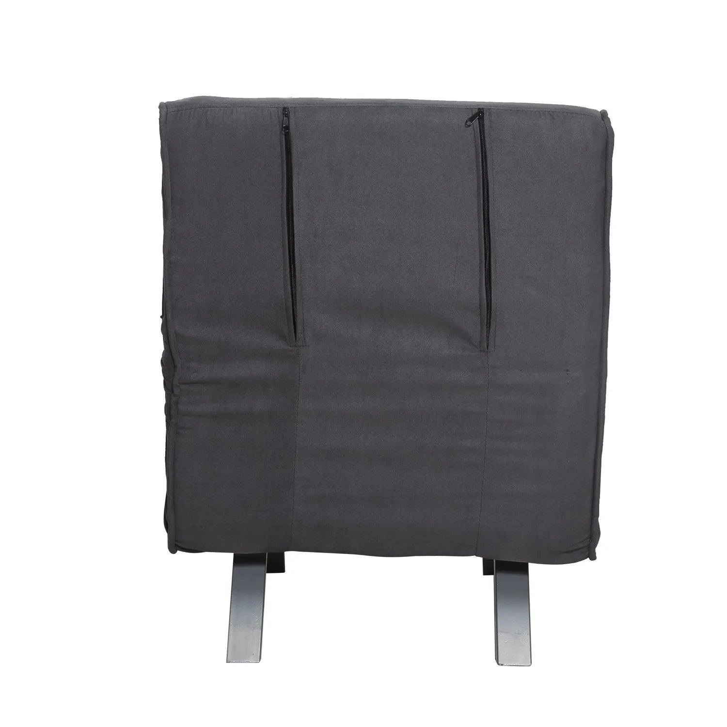 Folding Convertible Sleeper Bed Chair, Living Room, Den, or Dorm Room, Gray