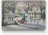 Canvas Wall Art Paintings for Home Decorations Snowy Village Sleigh Ride Wall Hanging Abstract Prints for Bedroom Dining Living Room Office Home Kitchen Wall Decor - 24"X36" LT18