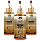 Black Castor Miracle Hair & Scalp Sealing Oil – Hair Oil with Black Castor, Tea Tree & Soybean Oil for Moisture Lock, Scalp Relief & Growth Support | 6Oz (Pack of 3)