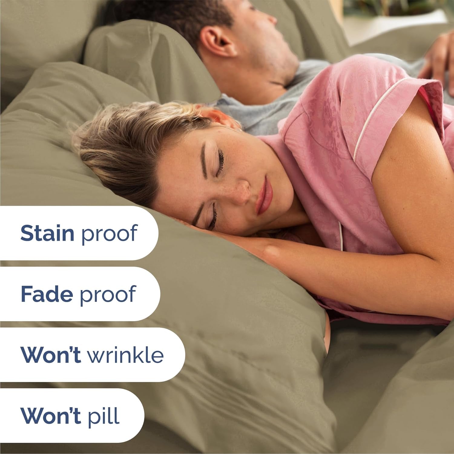 Queen Size 4 Piece Sheet Set - Thumbnail 5