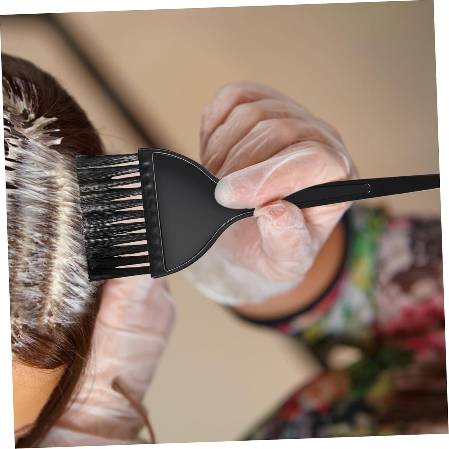 1Set Hair Dyeing Tools Hair Color Brush and Bowl Kit for and Salon Use Includes Mixing Spoon and Highlighting Board Random Style