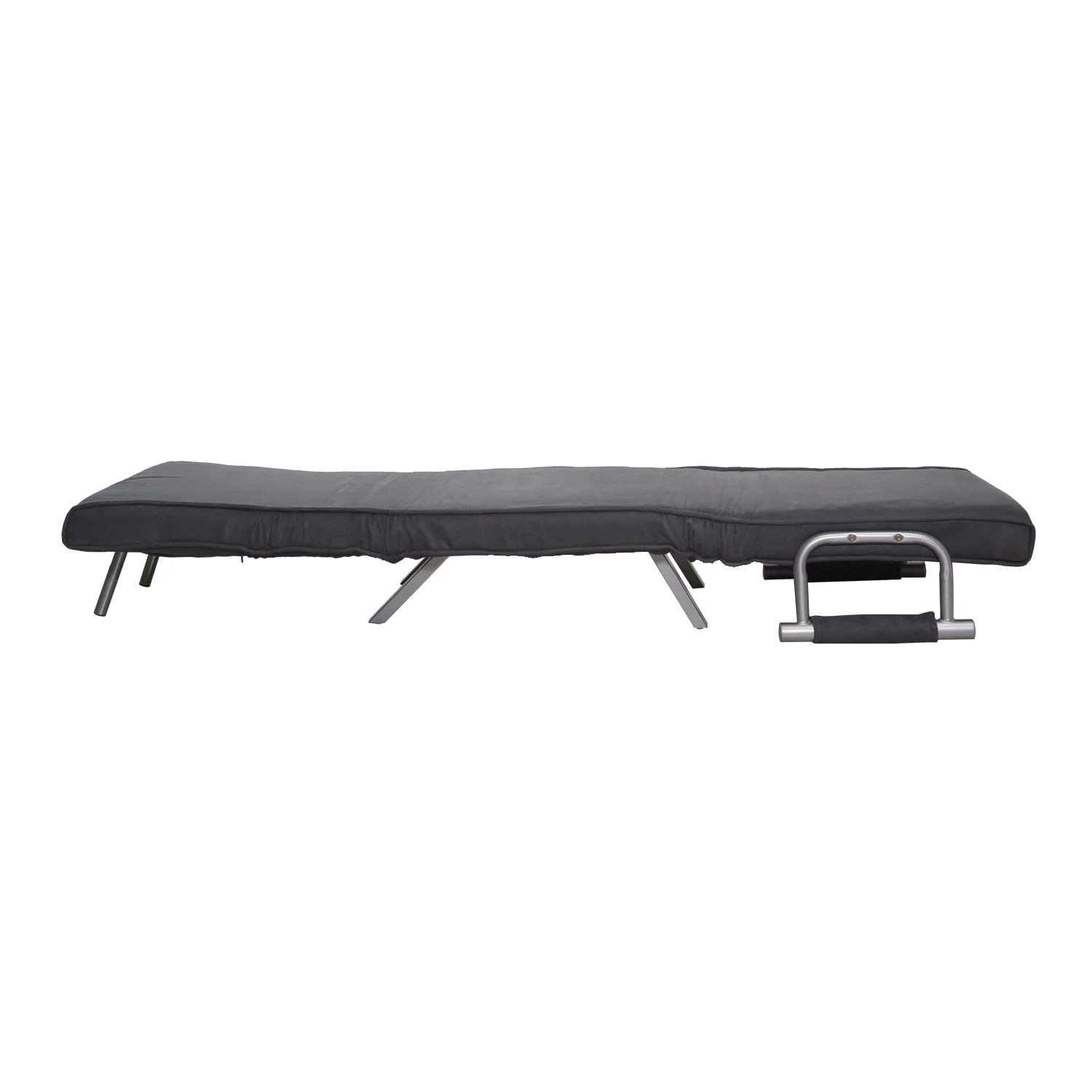 Folding Convertible Sleeper Bed Chair, Living Room, Den, or Dorm Room, Gray