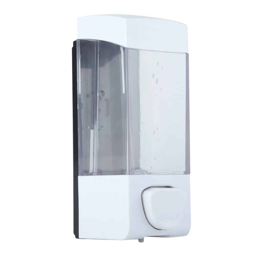 350Ml Bathroom Manual Plastic Soap Liquid Lotion Shampoo Dispenser Box Holder Wall Mounted, Lotion Dispenser,Soap Lotion Dispenser