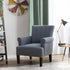Living Room Accent Chair with Armrests, Modern Accent Chair, Living Room Chairs, Armchairs for Living Room, Office, Gray