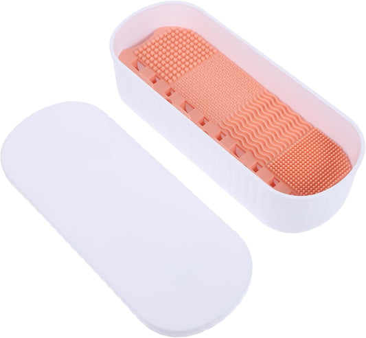Makeup Brush Cleaner Storage Box Electric Makeup Brush Cleaner for Women Portable Cleaning Box