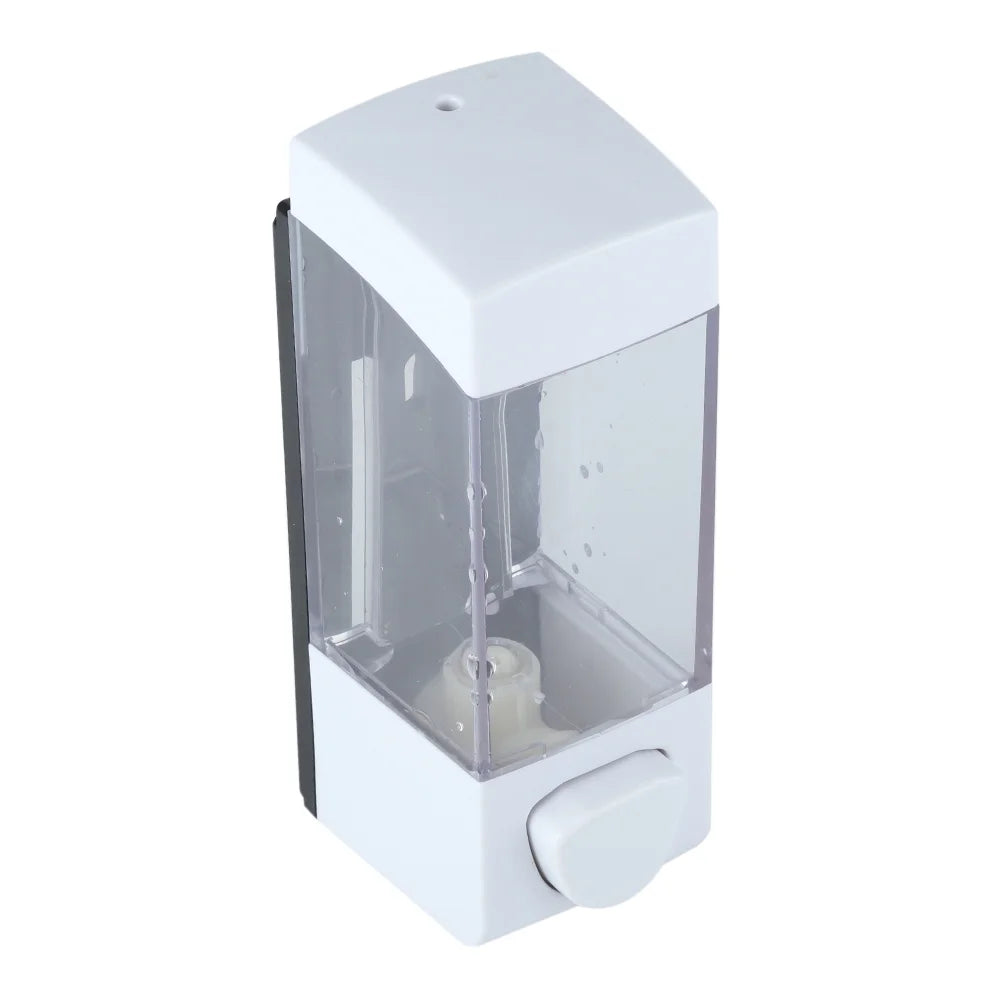 350Ml Bathroom Manual Plastic Soap Liquid Lotion Shampoo Dispenser Box Holder Wall Mounted, Lotion Dispenser,Soap Lotion Dispenser