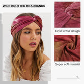 Extra Wide Headbands for Women Sport Yoga Workout Turban Headband Fashion Hairband Non Slip