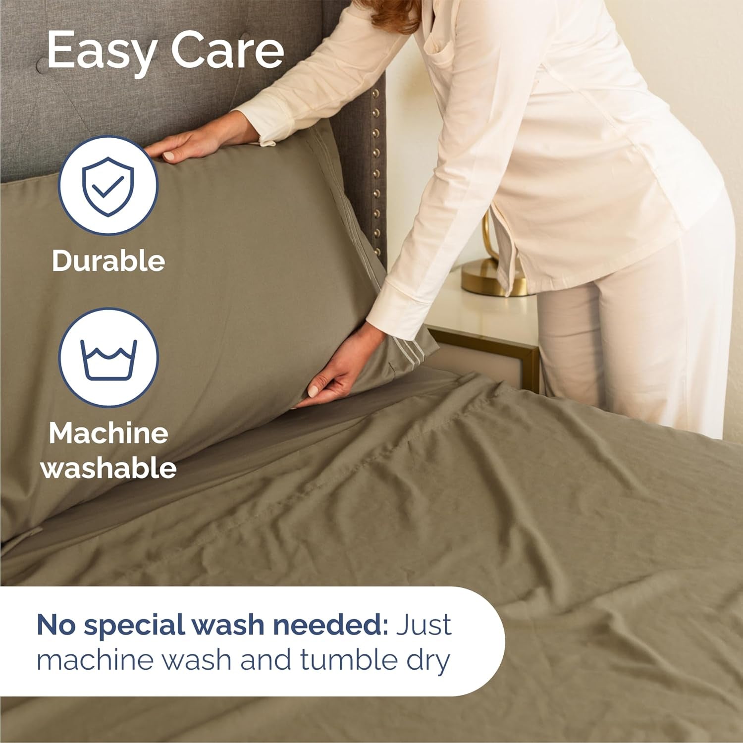 Queen Size 4 Piece Sheet Set - Thumbnail 3