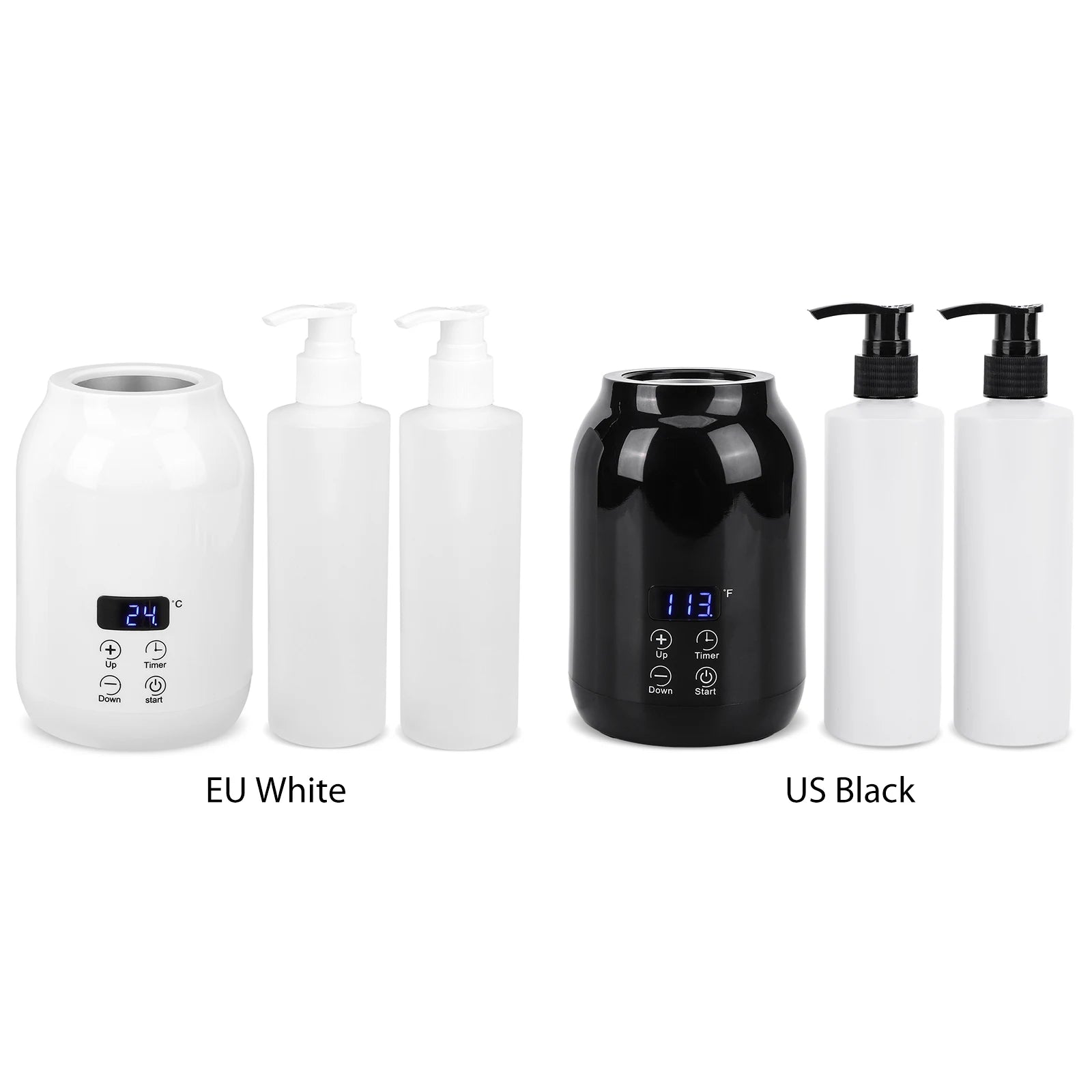 Massage Oil Warmer Fast Heat Lotion Warmer 2 Heat Modes Lotion Warmer with Timer for Home Pro Salon Spa Massage for Lotion Cream